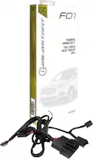 Front. iDataStart - T-Harness for Select Ford, Lincoln, Mazda, and Mercury Vehicles - Black.