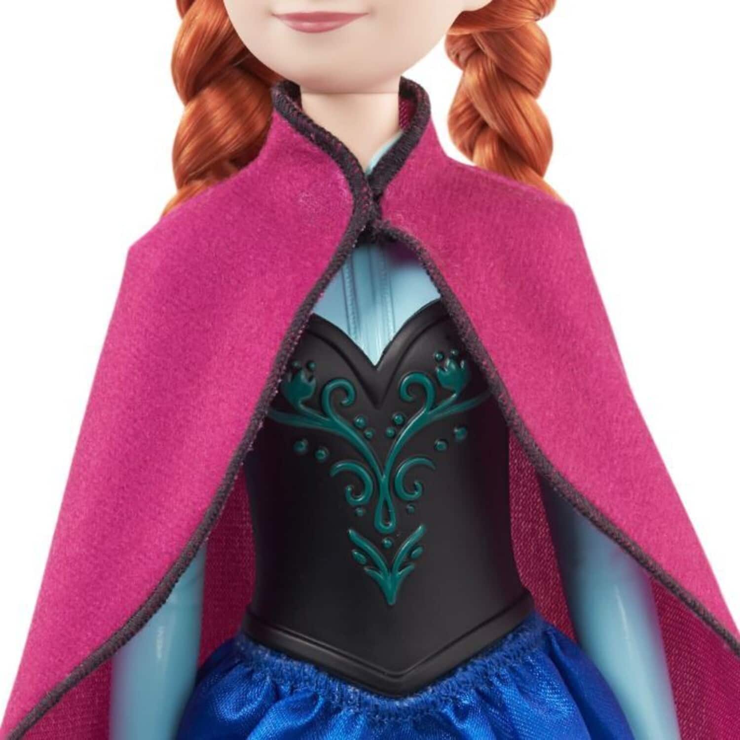Mattel Disney Frozen Doll Anna with Braids Collectibles Multicolor