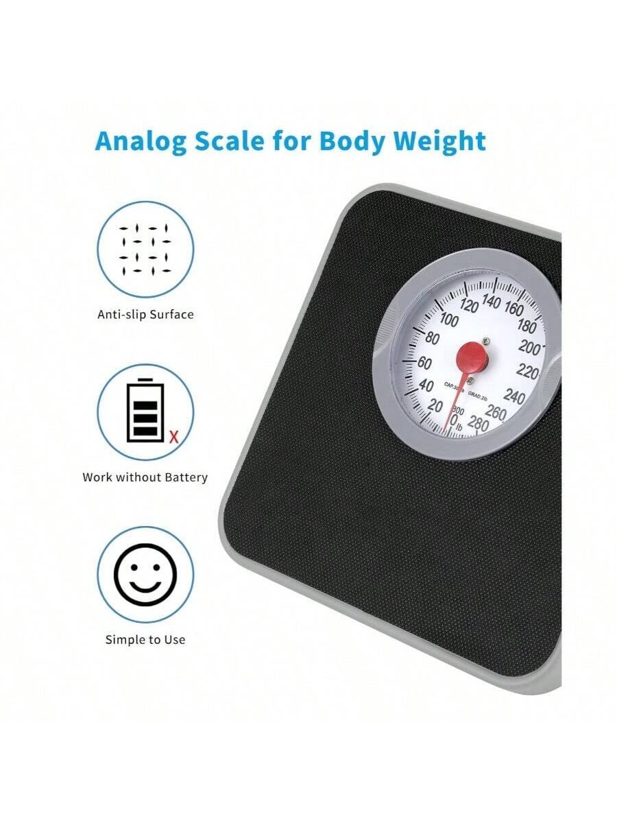 Analog Scale for Body Weight

- Anti-slip Surface
- Work without Battery
- Simple to Use