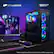 STGAUBRON GAMING RGB GAMING DESKTOP | Note: no headphone and monitor attached, for exhibition purpose only