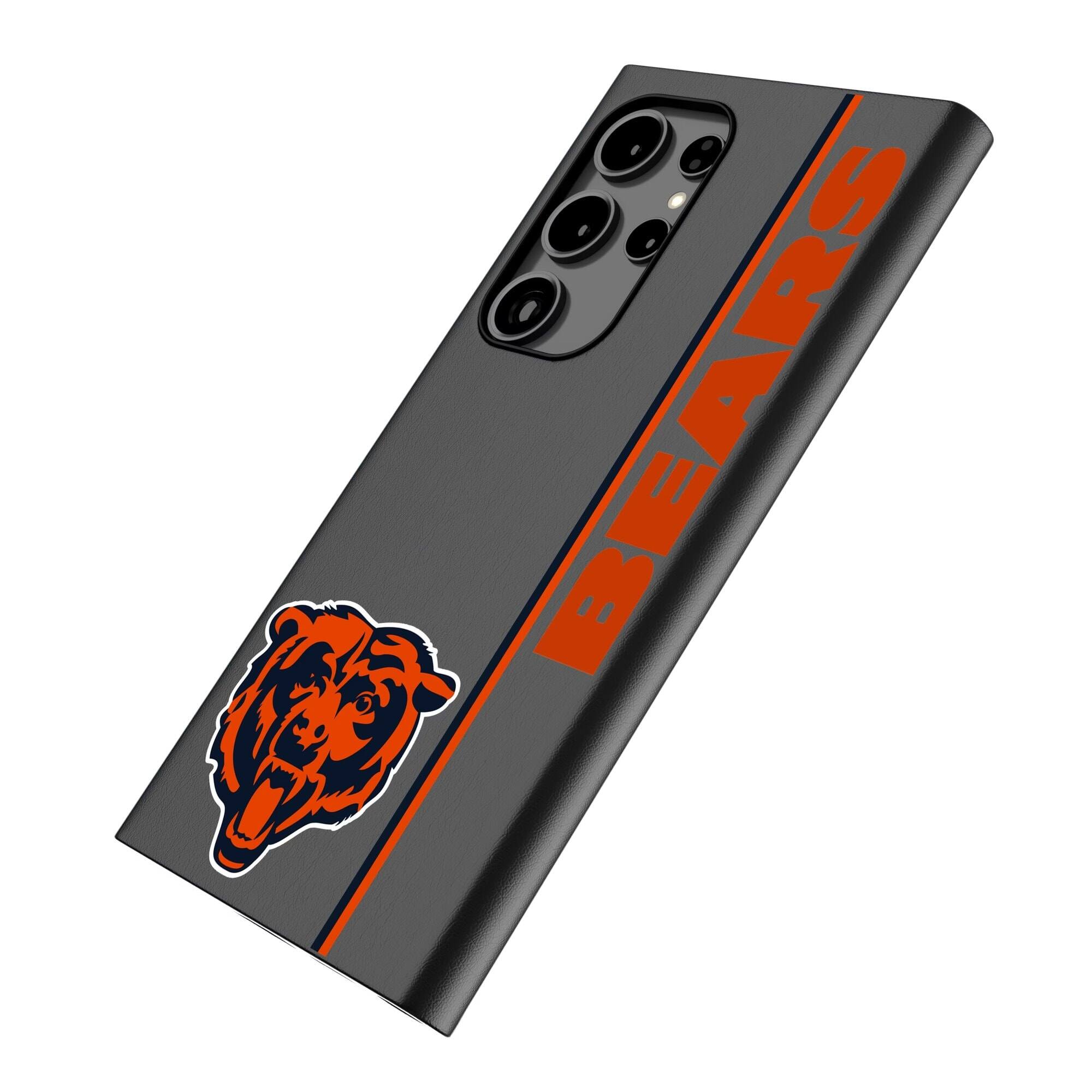 Alt View 1. Keyscaper - Chicago Bears Galaxy Magnetic Bump Case - S25 Ultra - Black.