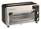 Hamilton Beach - Toastation 2-Slice Extra-Wide-Slot Toaster and Oven - Black and Brushed Stainless Steel-Front_Standard 