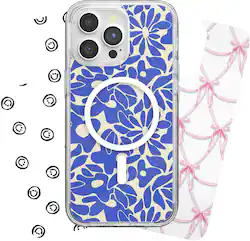 Looks iPhone 15 Pro Swappable Graphic Case Inserts (3 per pack) - compatible with PopSockets PopCase only - Multi Collection - Front_Zoom