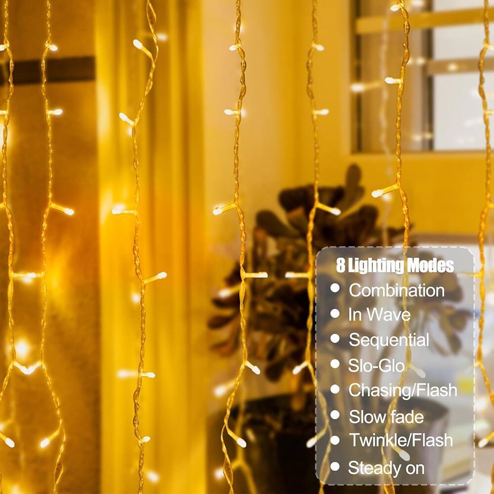 8 Lighting Modes  
- Combination  
- In Wave  
- Sequential  
- Slo-Glo  
- Chasing/Flash  
- Slow fade  
- Twinkle/Flash  
- Steady on