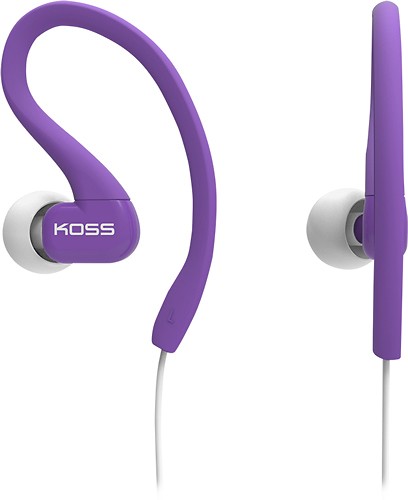 Koss - Fit Clips Clip-On Women's Headphones - Purple