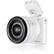 Left Standard. Samsung - 20.3 Megapixel Mirrorless Camera with Lens (Body with Lens Kit) - 20 mm-50 mm Lens - White.