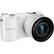 Right View. Samsung - 20.3 Megapixel Mirrorless Camera (Body with Lens Kit) - 20 mm-50 mm and 50 mm-200 mm Lens - White.