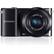 Front Standard. Samsung - 20.3 Megapixel Mirrorless Camera with Lens (Body with Lens Kit) - Black.