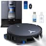 ECOVACS Robotics - DEEBOT X12 OMNICYCLONE Robot Vacuum and Mop PowerBoost Fast Charging, FocusJet, Self-Washing Roller Mop Bagless Station - Silver