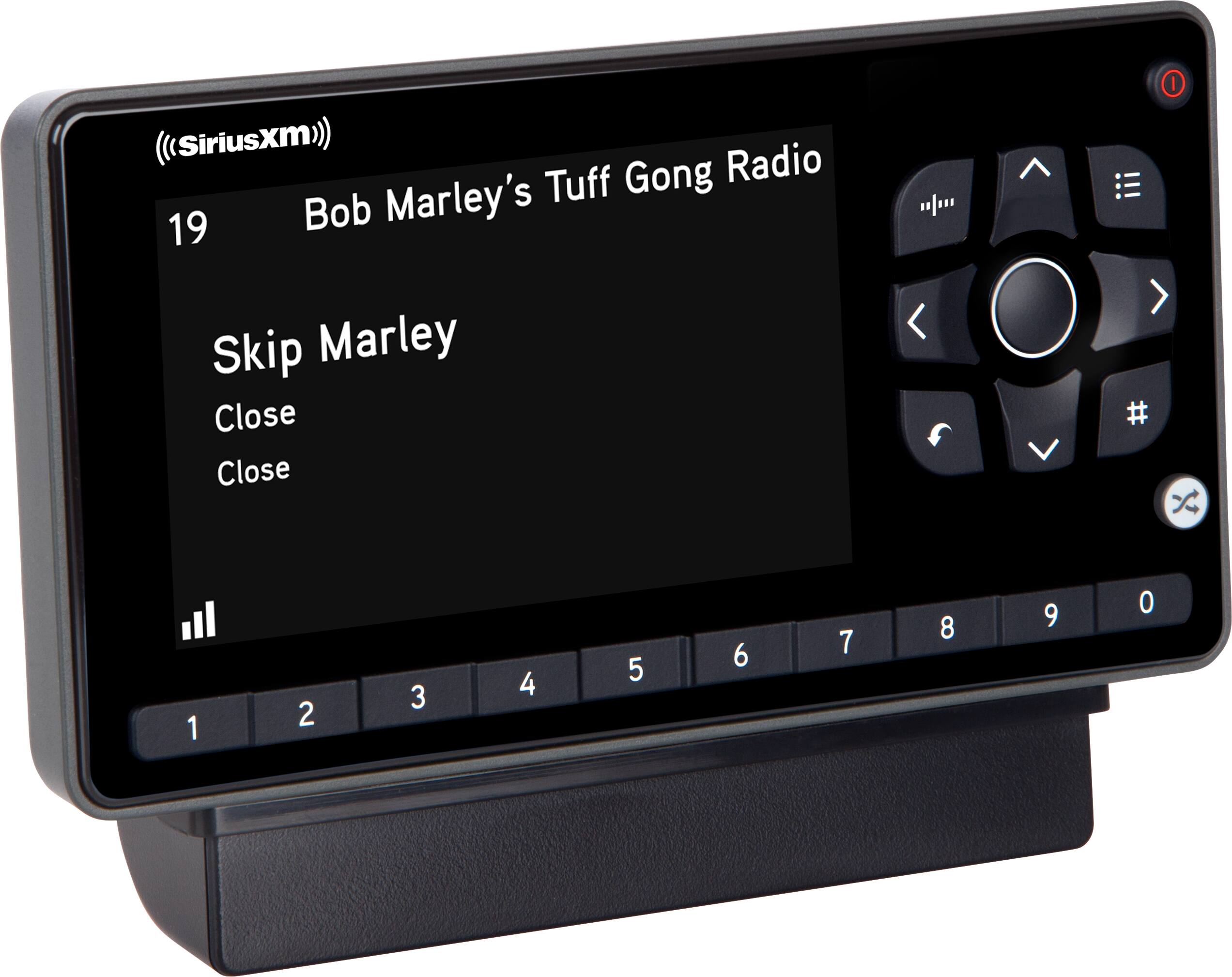 SiriusXM  
19 Bob Marley's Tuff Gong Radio  
Skip Marley  
Close  
Close  
# x 1 2 3 4 5 6 7 8 9 0