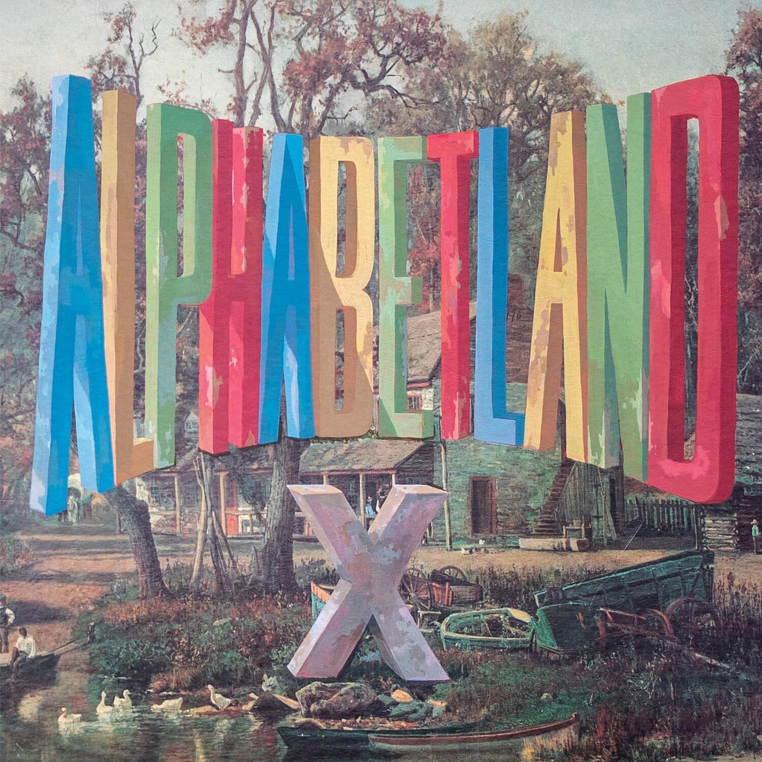 Front. X - Alphabetland   - VINYL LP.
