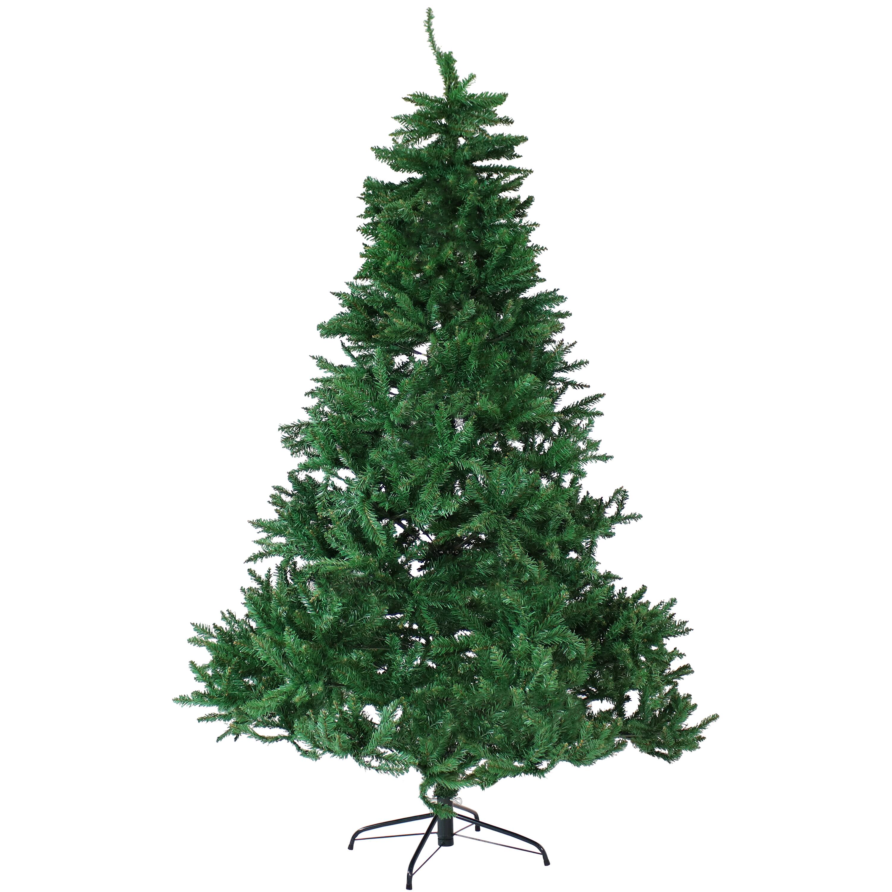 Front. Sunnydaze - Tannenbaum Indoor Unlit Artificial Christmas Tree - 7 ft - Green.