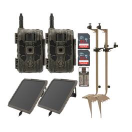 Stealth Cam - 40MP Deceptor Max Trail Camera 2-Pack with Solar Battery Bundle