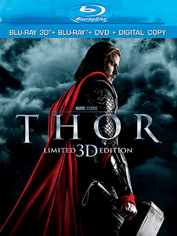  Thor [3 Discs] [Includes Digital Copy] [3D] [Blu-ray/DVD] [Blu-ray/Blu-ray 3D/DVD] [2011]