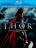 Thor [3 Discs] [Includes Digital Copy] [3D] [Blu-ray/DVD] [Blu-ray/Blu-ray 3D/DVD] [2011] - Front_Original
