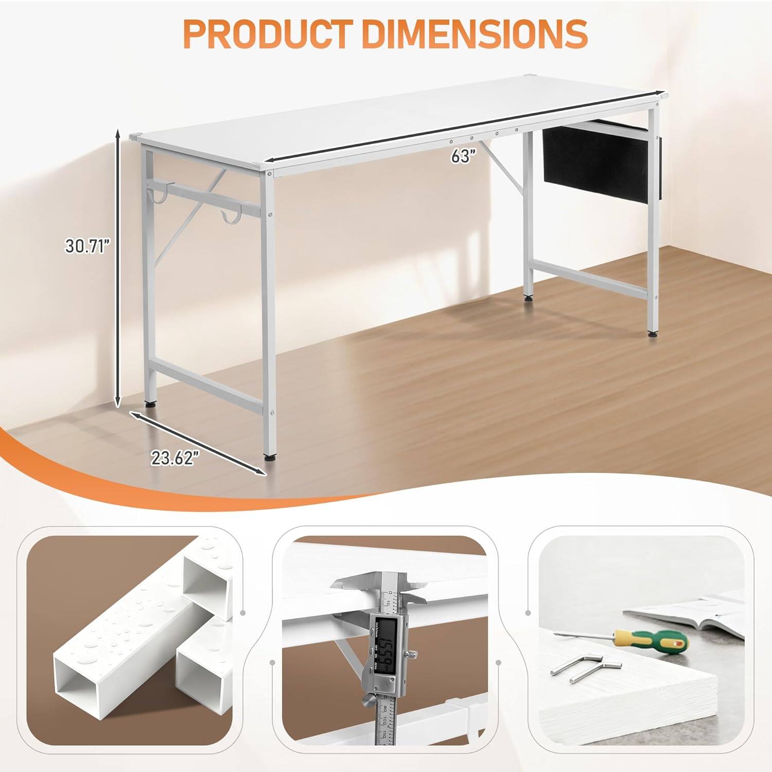 PRODUCT DIMENSIONS

63" 30.71" 23.62"