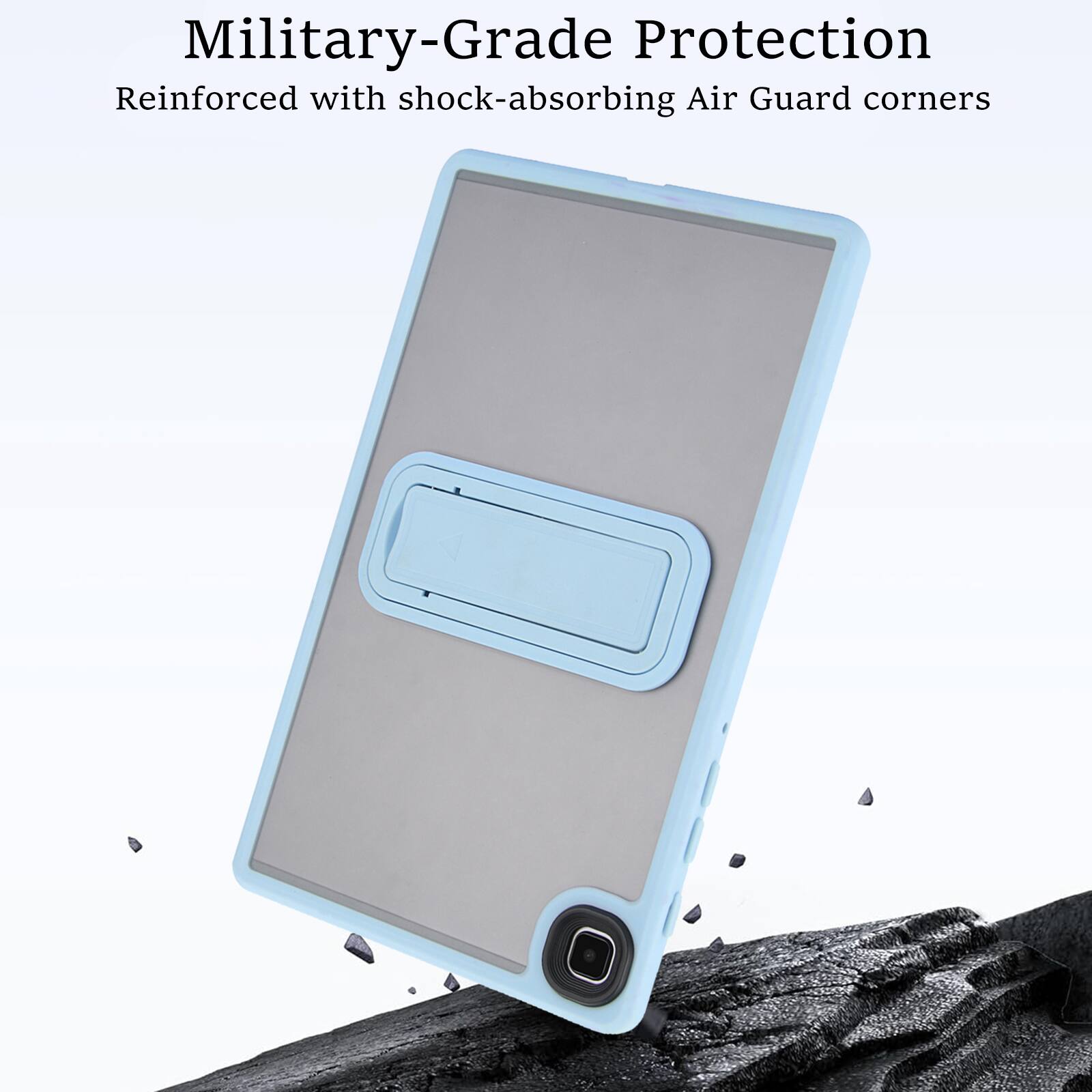 Military-Grade Protection  
Reinforced with shock-absorbing Air Guard corners