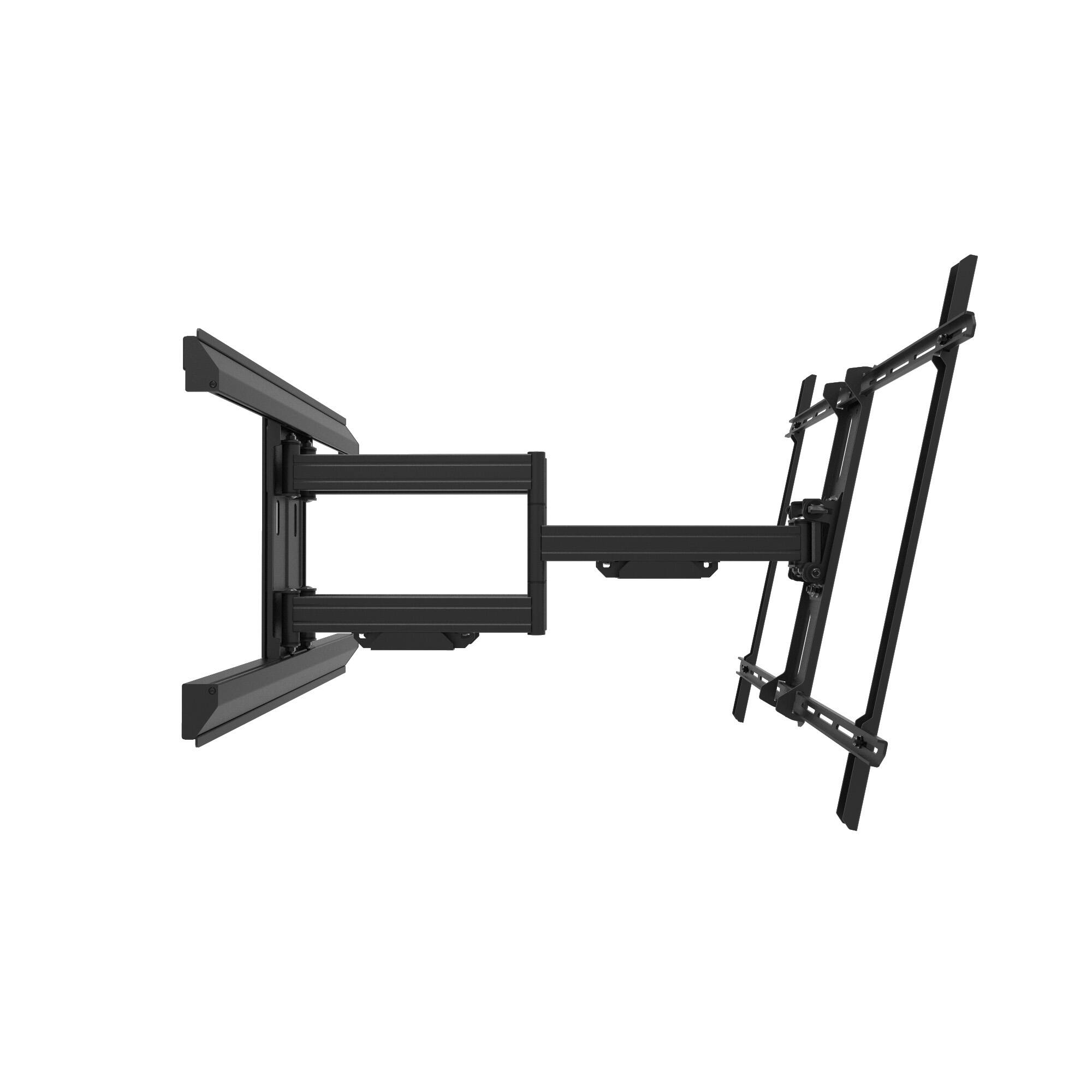 Alt View 1. Kanto - Pro Series Full Motion TV Wall Mount with Adjustable Offset for 55" - 120" TVs - Black.