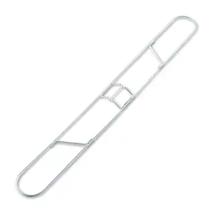 Front. Boardwalk - Boardwalk Clip-On Dust Mop Frame, 48w x 5d, Zinc Plated.