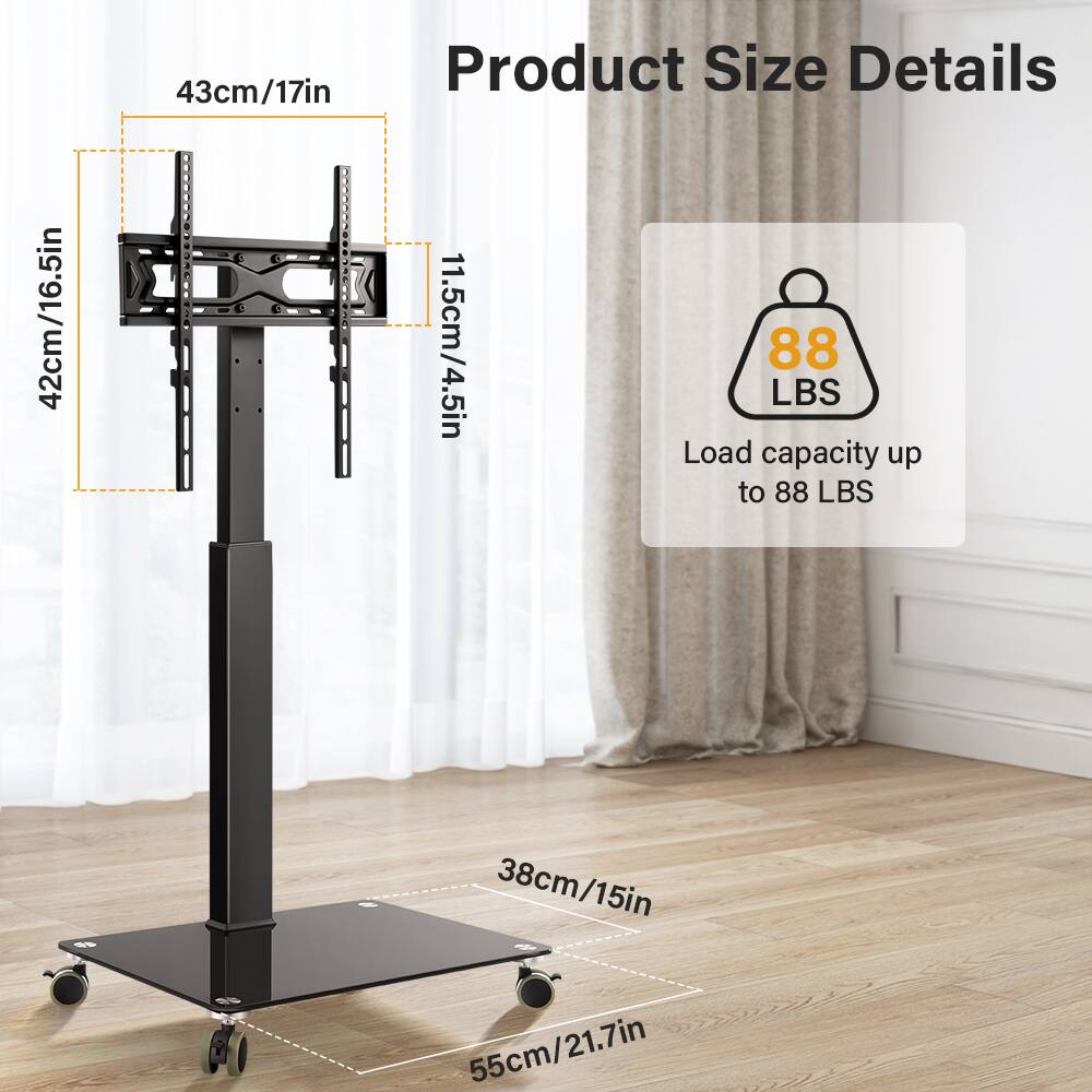Product Size Details

- 43cm/17in
- 42cm/16.5in
- 11.5cm/4.5in
- 38cm/15in
- 55cm/21.7in

Load capacity up to 88 LBS