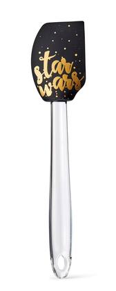 Star Wars - 11” Silicone Spatula - Text “Star Wars” - Black/Gold