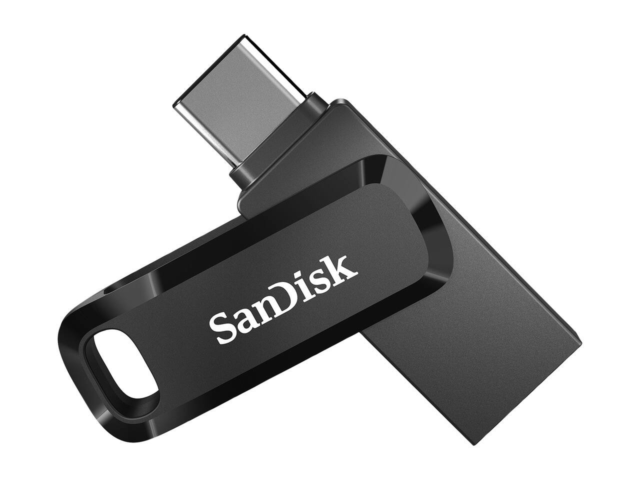 Alt View 3. SANDISK - SanDisk 256GB Ultra Dual Drive Go USB Type-C Flash Drive (SDDDC3-256G-G46) - Black.