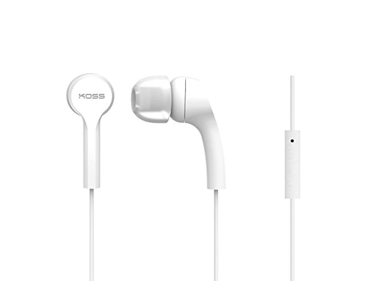 Alt View 6. Koss - KOSS White 189585 Binaural In Ear Bud with Mic White.