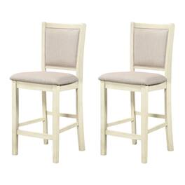 New Classic Furniture - Amy Counter Chair (2/Ctn)-Bisque - White