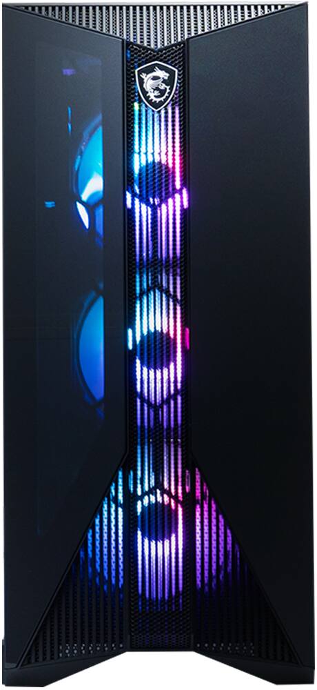 Alt View 3. MSI - Aegis RS 12TF-253US Aegis RS 12TF-253US Desktop PC (i9-12900KF, 64GB, 4TB SSD, Win 11 Pro) - Black.