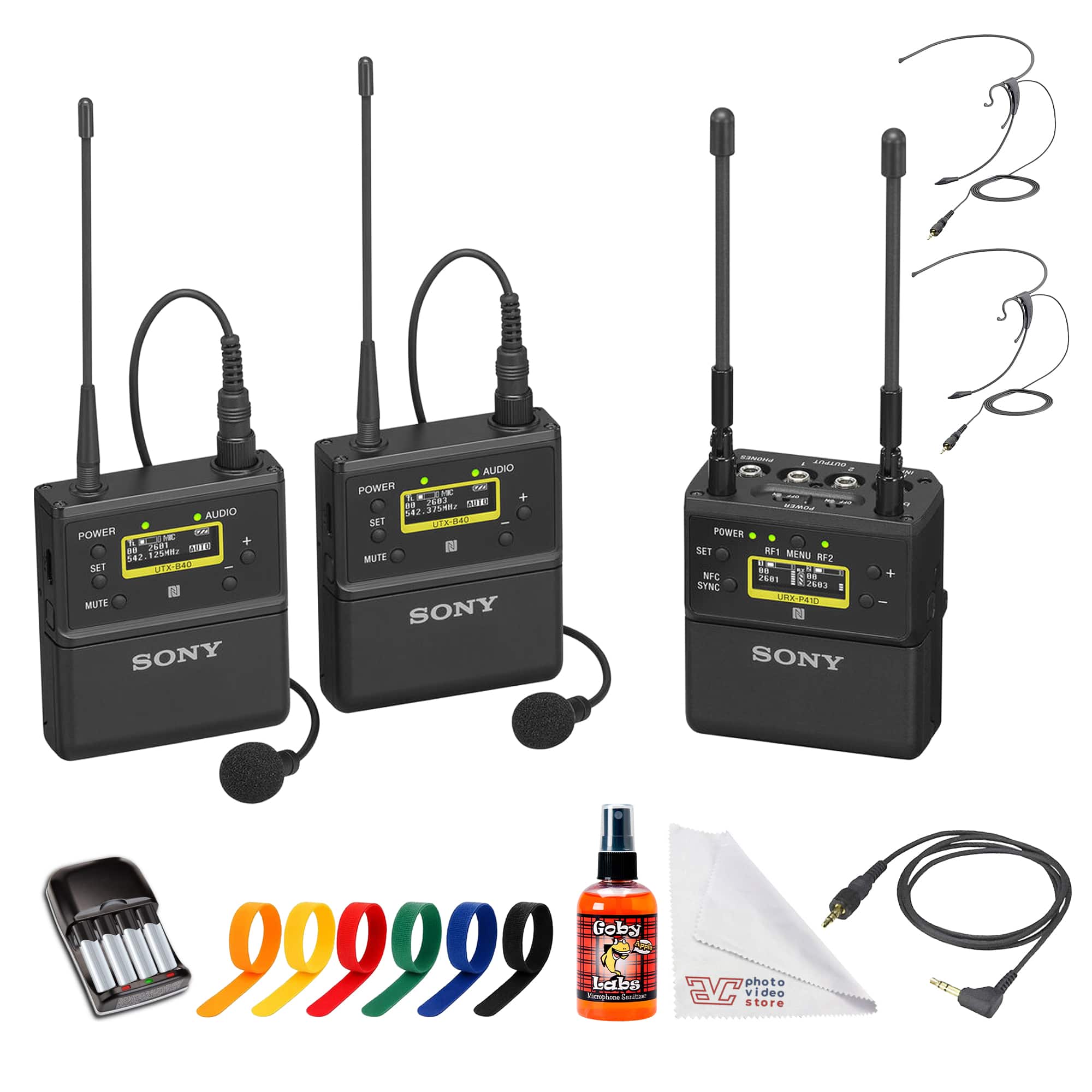 Sony - UWP-D27 2-Person Wireless Omni Lavalier Microphone System (UC25: 536–608 MHz) + More - Black price history on PriceWatchPro