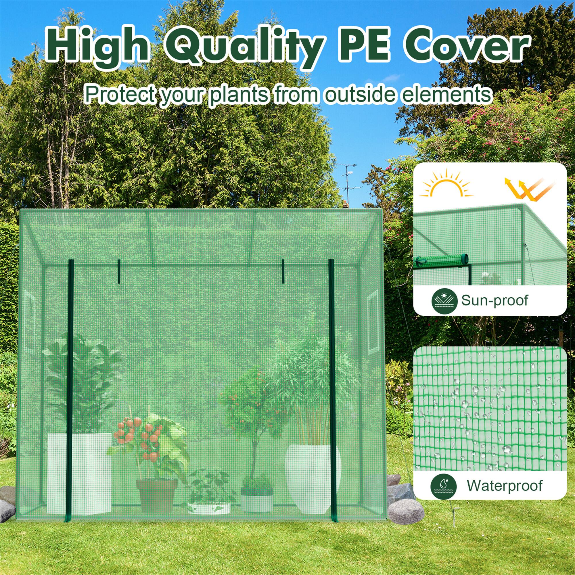 High Quality PE Cover  
Protect your plants from outside elements  
Sun-proof  
Waterproof