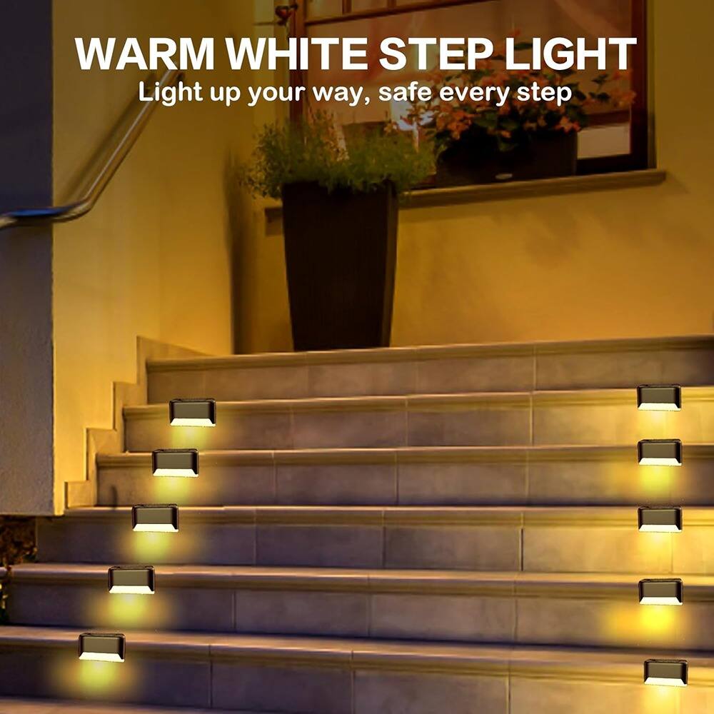 WARM WHITE STEP LIGHT  
Light up your way, safe every step