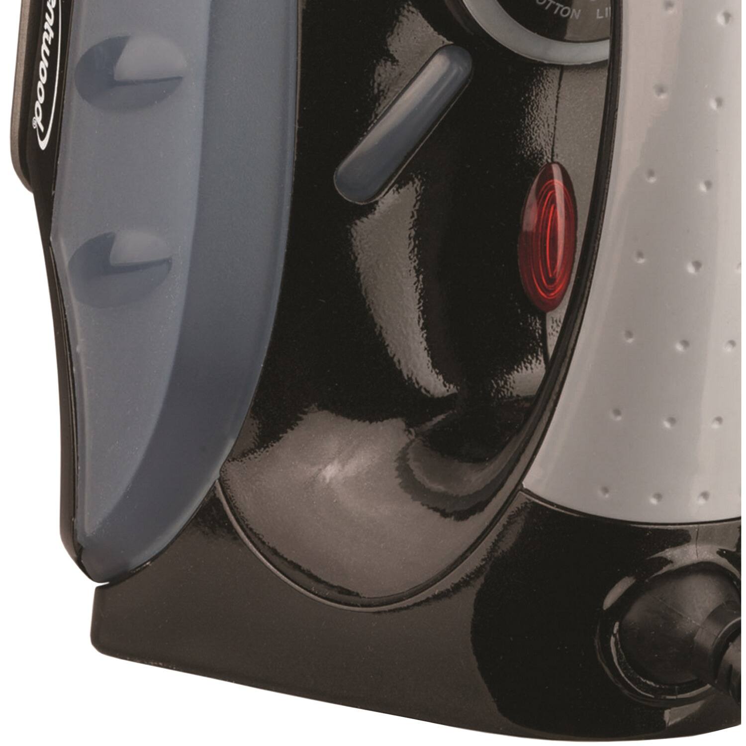 The text on the image reads:

- "Pompeo"
- "BUTTON"
- "LIGHT"