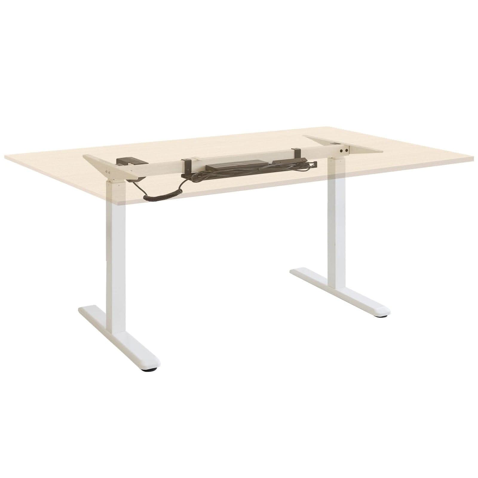 Back. Mount-It! - Under Desk Cable Tray Organizer for Wire Management with Multiple Cable Pass-Throughs & Easy Mount System, Black - Black.