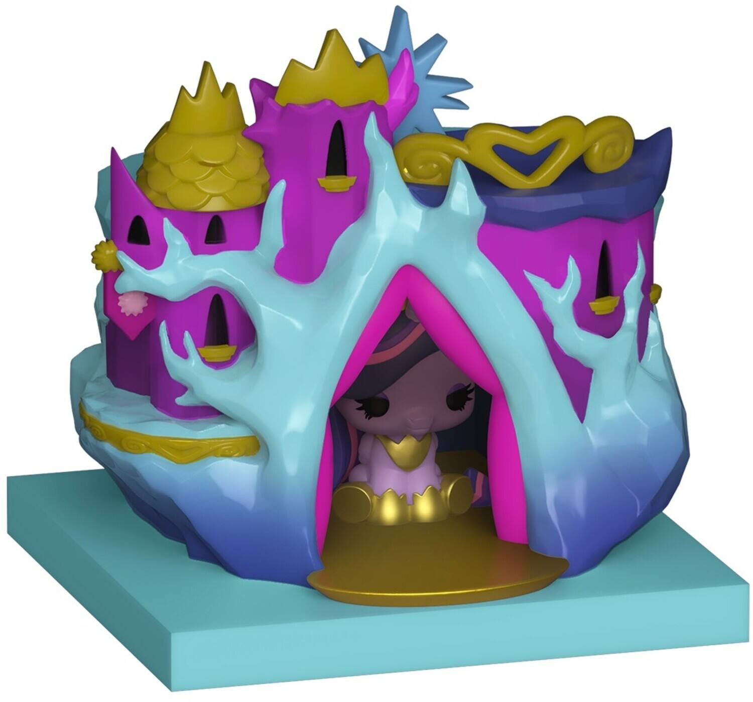 Front. Funko - Funko Bitty POP! Town: My Little Pony - Castle of Friendship and Princess Twilight Sparkle   - COLLECTIBLES - Multicolor.