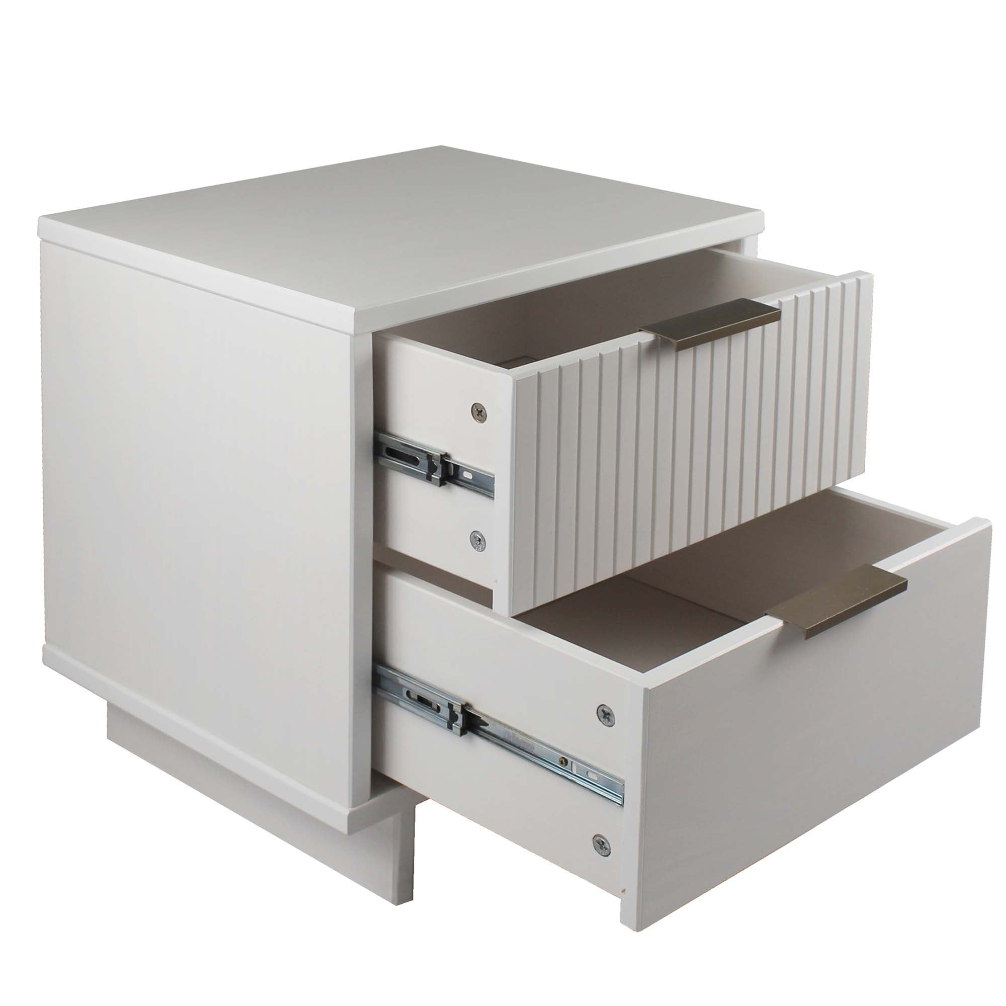 Alt View 1. Manhattan Comfort - Granville Modern 18" Nightstand - White.