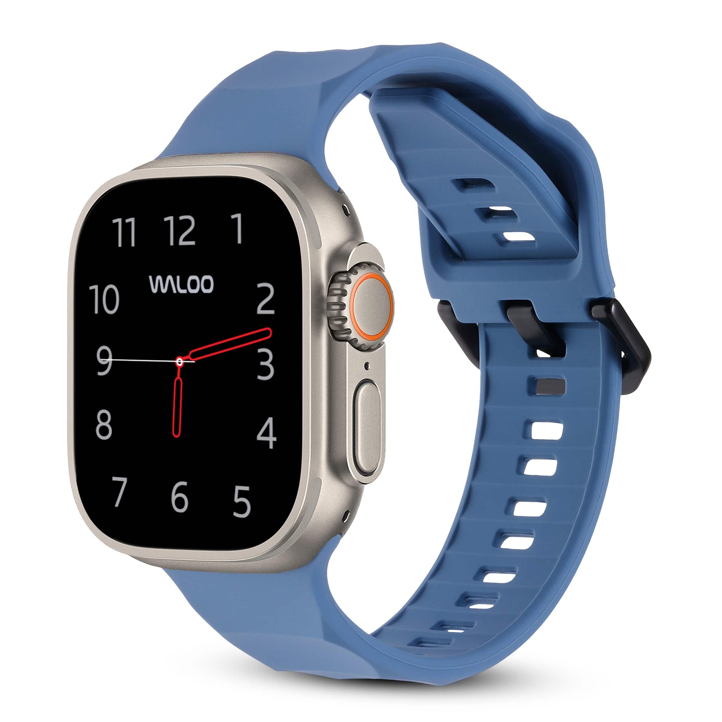 Waloo - Explorer Silicone Band For Apple Watch - Light Blue price history on PriceWatchPro