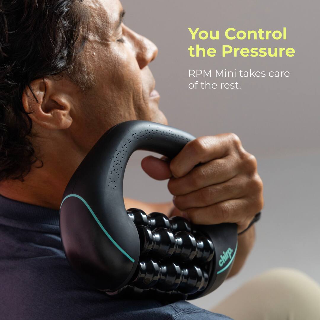 You Control the Pressure  
RPM Mini takes care of the rest.  
chirp.