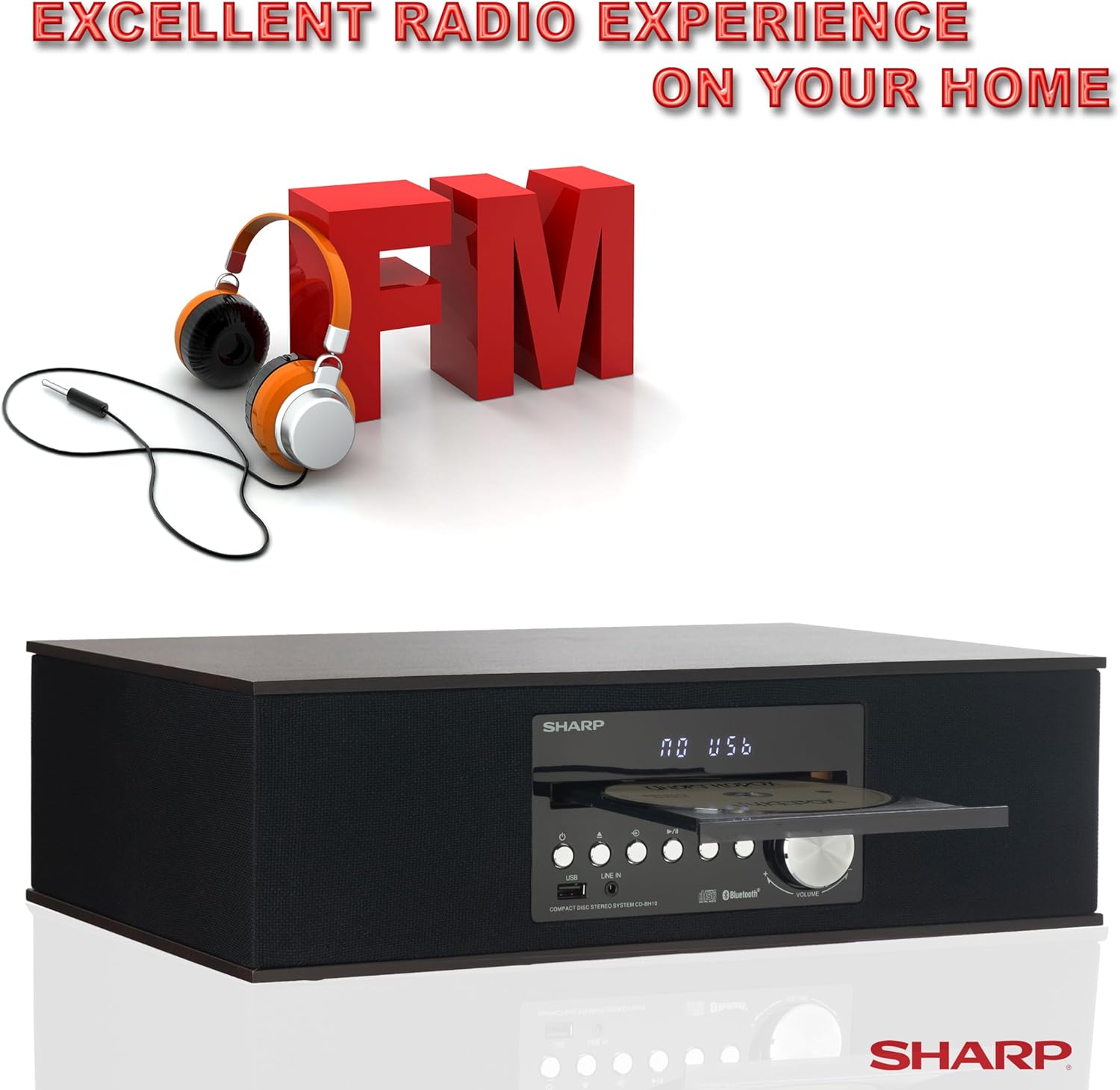 EXCELLENT RADIO EXPERIENCE ON YOUR HOME FM SHARP nn  ICL IU USO U - 1 a. L n - I - CON - ONS n - B SHARP.