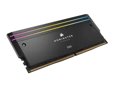 CORSAIR Dominator Titanium 64GB (2 x 32GB) DDR5 6400 (PC5 51200 CORSAIR Dominator Titanium 64GB (2 x 32GB) DDR5 6400 (PC5 51200