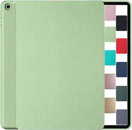 Front. DuraSafe Cases - iPad Air 11" M3/M2 & Air 10.9" 5th/4th Gen Shock-Absorbing Protective Cover with Dual Stand A2316 A2324 A2325 A2072 - Tea Green.