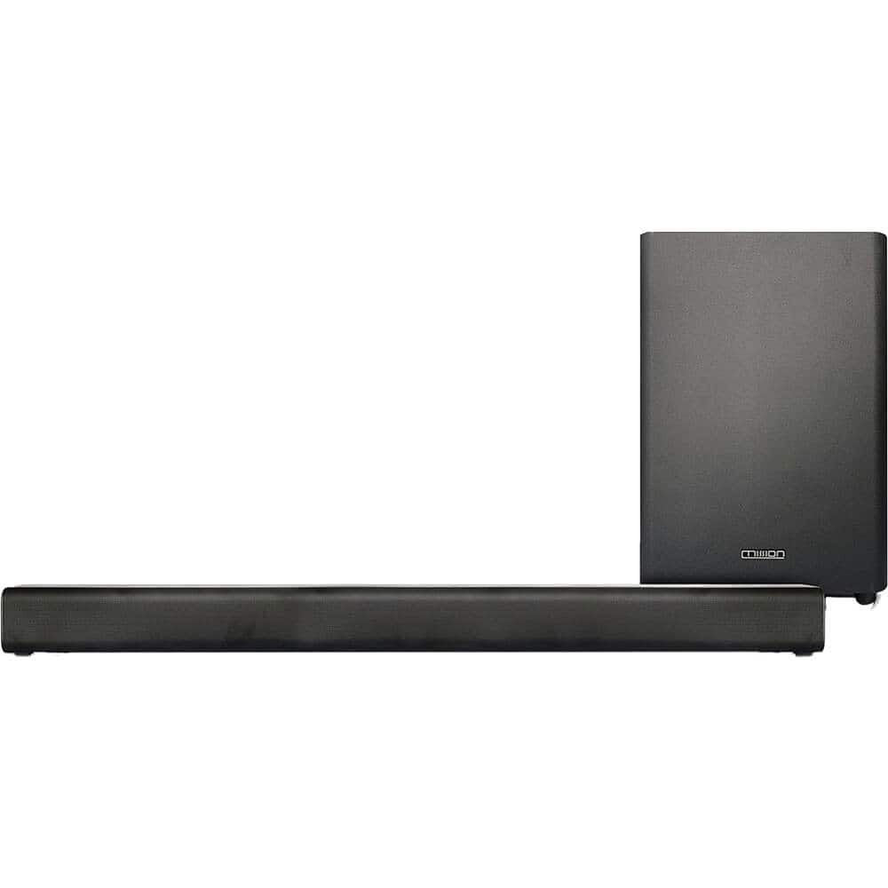 Mission - MSB21 2.1 Channel Soundbar with Wireless Subwoofer - Black