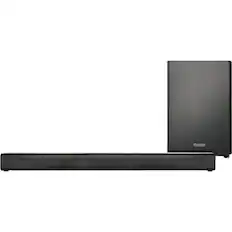 Front. Mission - Mission MSB21 2.1 Channel Soundbar with Wireless Subwoofer - Black.