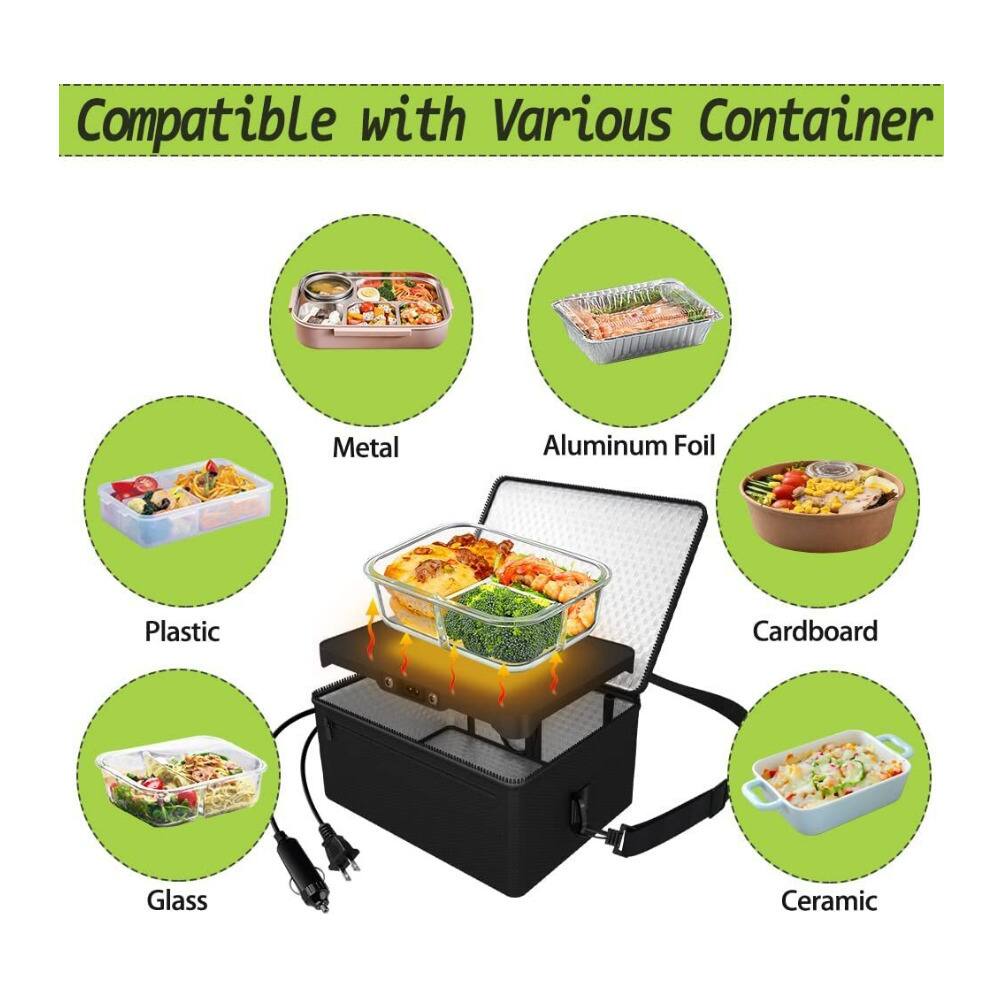 Compatible with Various Container  
Metal  
Aluminum Foil  
Plastic  
Cardboard  
Glass  
Ceramic