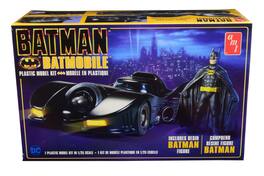 Skill 2 Model Kit Batmobile with Resin Batman Figurine "Batman" (1989) 1/25 Scale Model by AMT