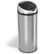 Angle Zoom. iTouchless - 13-Gal. Round Touchless Trash Can - Stainless Steel.