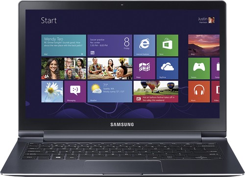  Samsung - ATIV Book 9 13.3&quot; Touch-Screen Laptop - Intel Core i5 - 4GB Memory - 128GB Solid State Drive - Mineral Ash Black