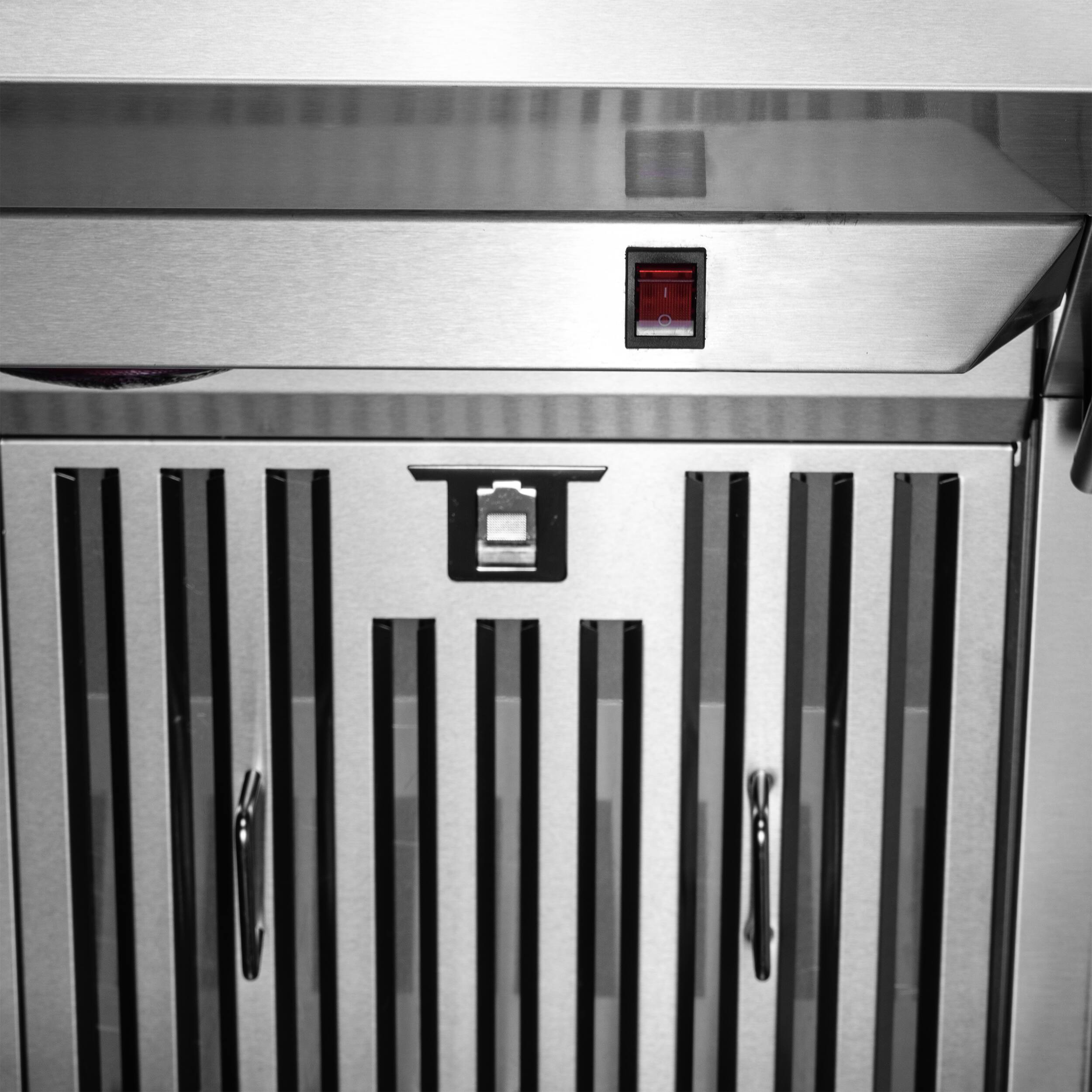 Alt View 3. Forno Appliances - Savona 60" Wall Mount Range Hood - Stainless steel.