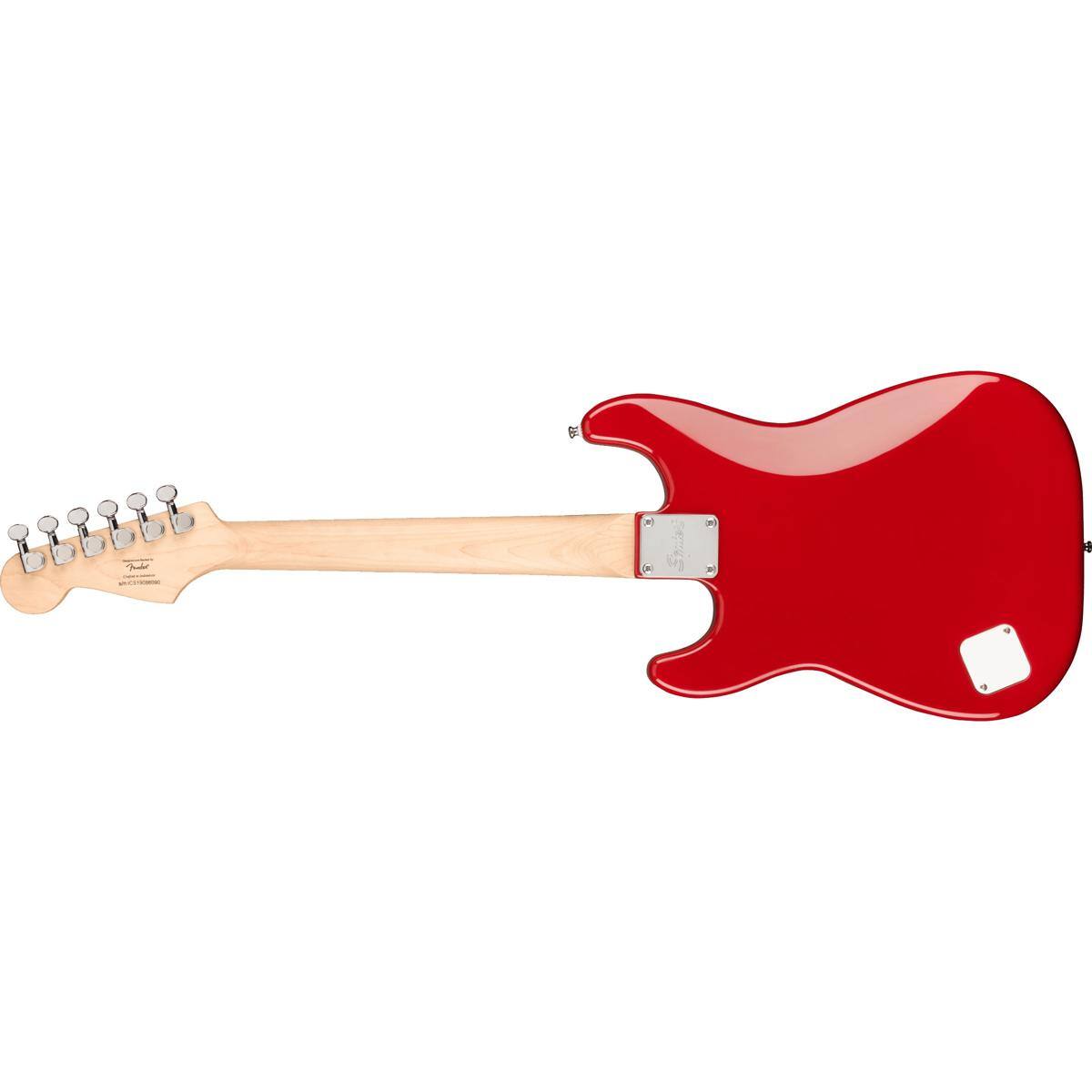 Alt View 1. Squier - Squier Mini Stratocaster Electric Guitar, Laurel Fingerboard, Dakota Red.