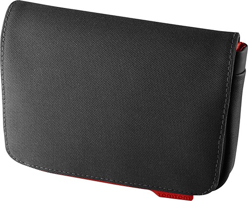  TomTom - Carrying Case for Most GPS Up to 6&quot; - Gray/Red